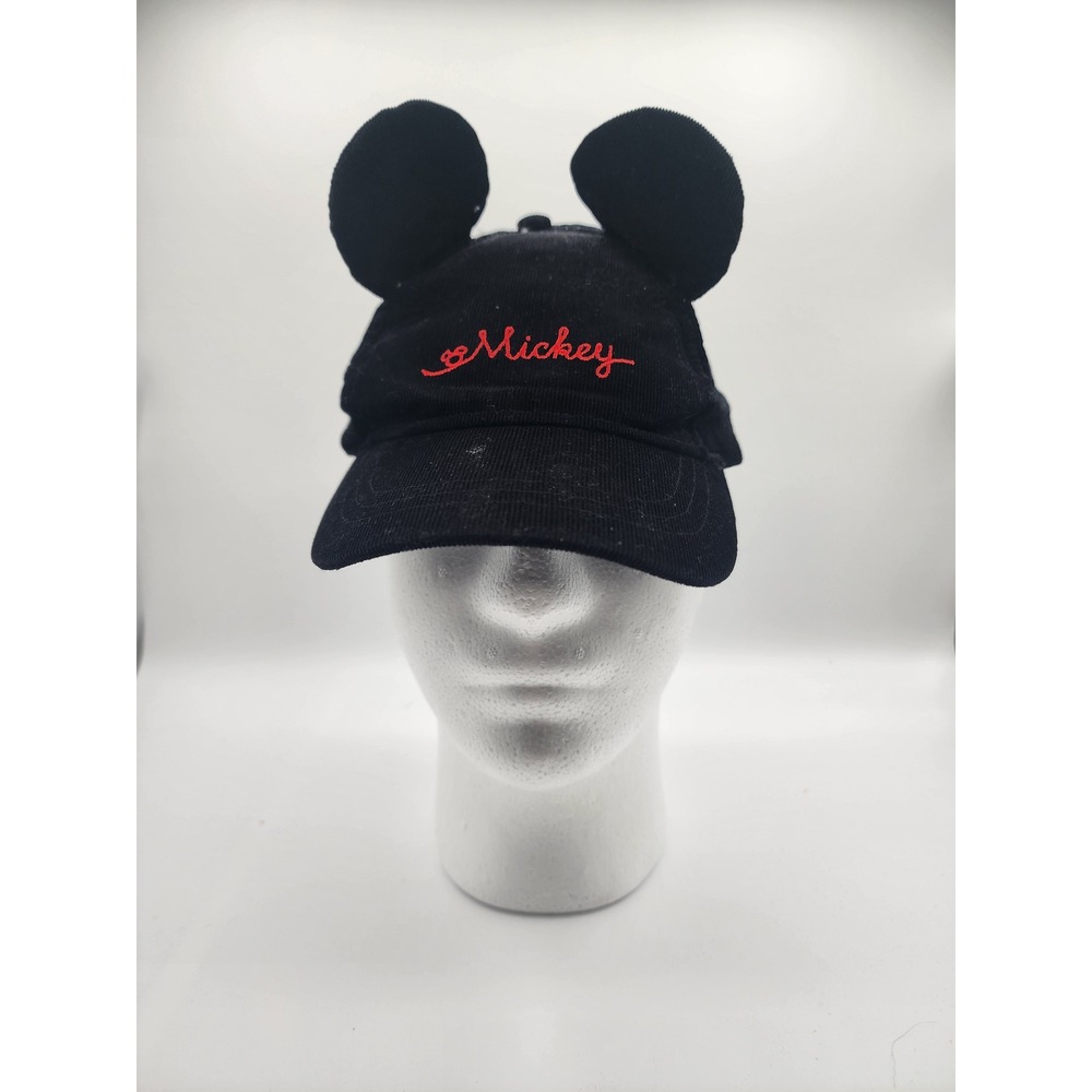 Kids Mickey Mouse Disney ears ball cap‎ adjustable strap embroidered